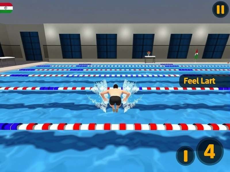 Swimming Sprint India download statistics chart